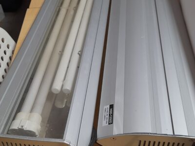 Iluminação para aquário: barras LED e reflectores fluorescentes, de 1m e de 1.20cm